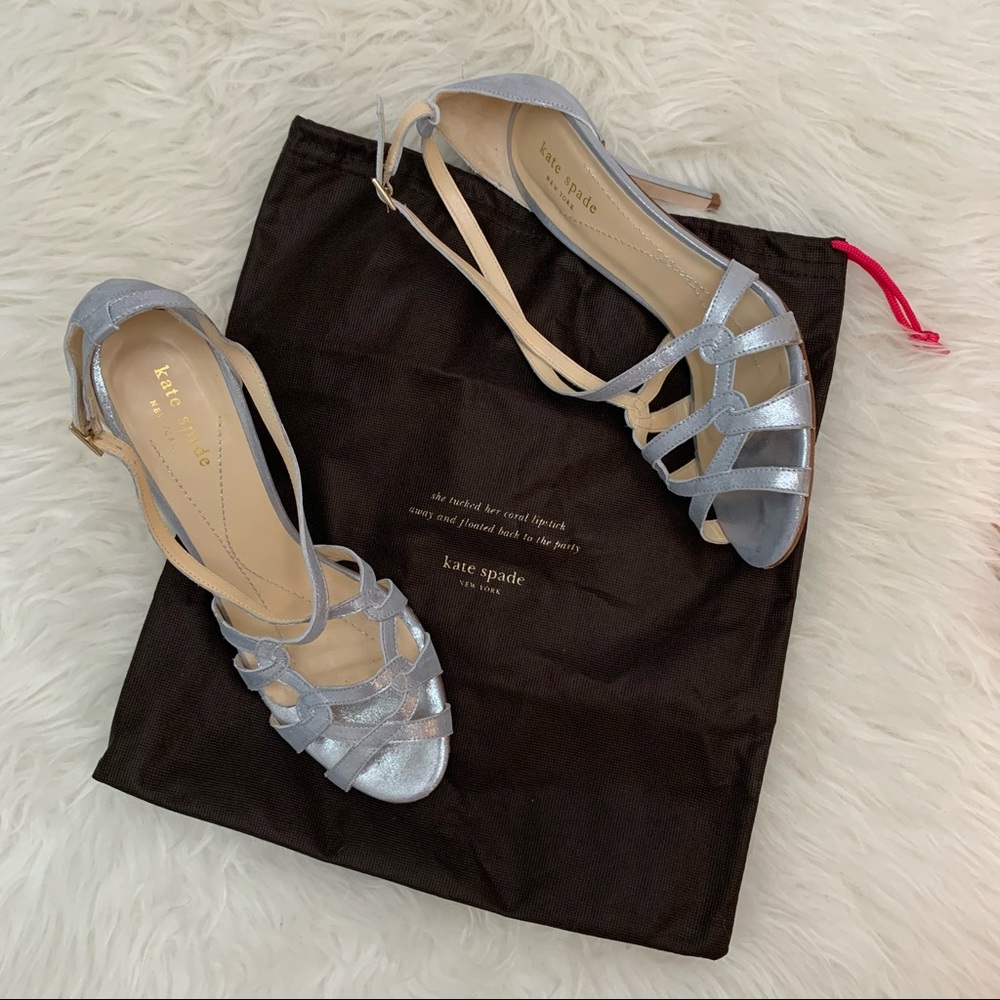 Strappy Silver kate spade Heeled Sandals